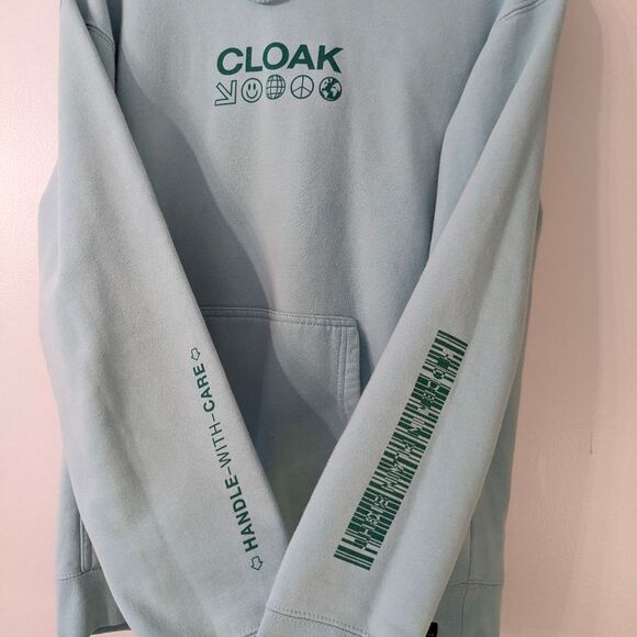 CLOAK Enviromental Earth Recycling Hoodie Oversized - Picture 3 of 7